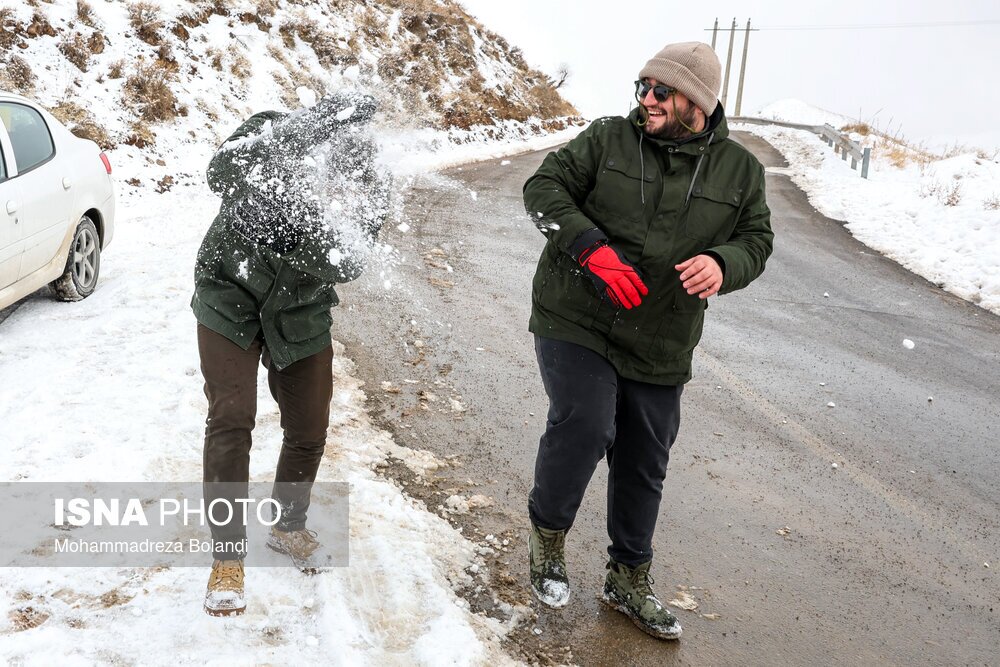 تصاویر: تهران برفی