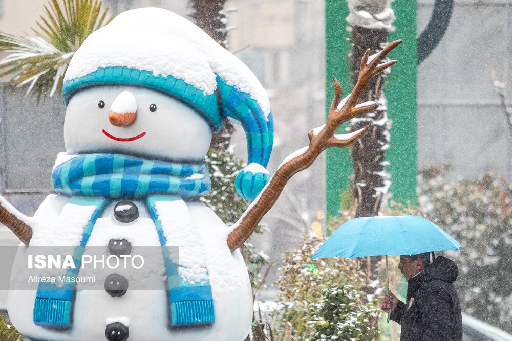 تصاویر: تهران برفی