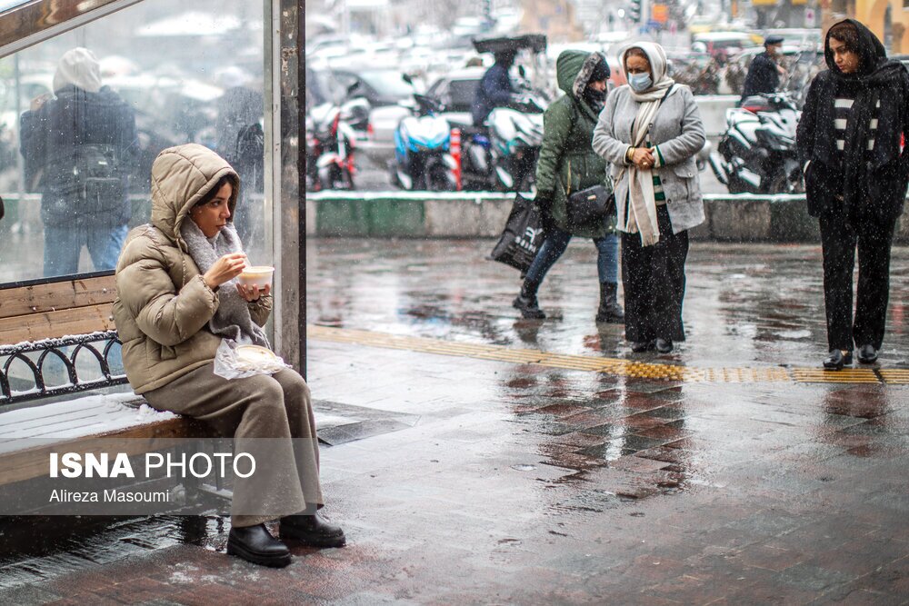 تصاویر: تهران برفی