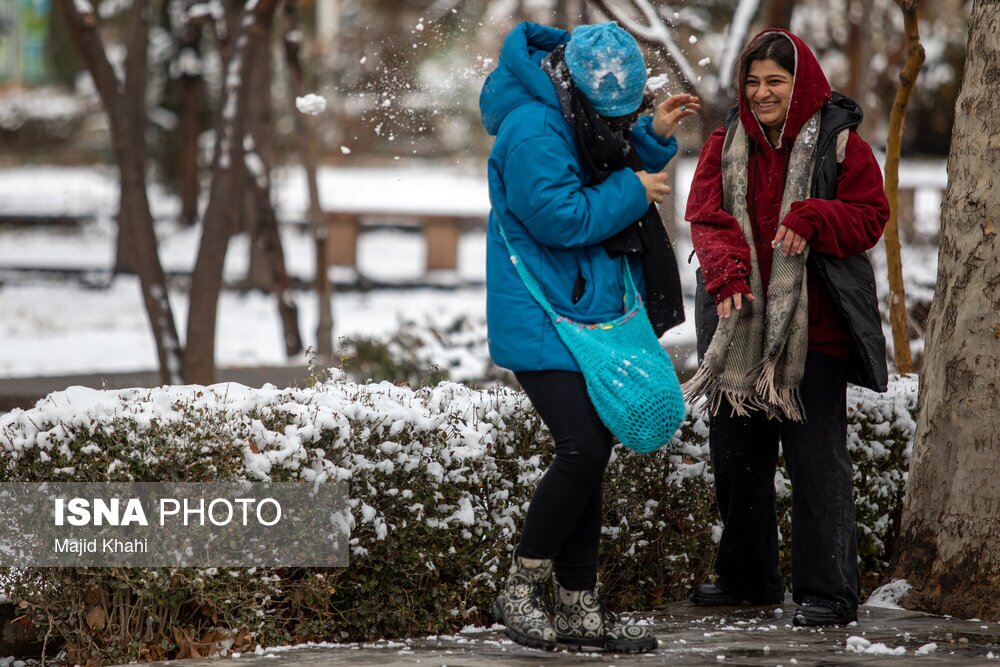 تصاویر: تهران برفی