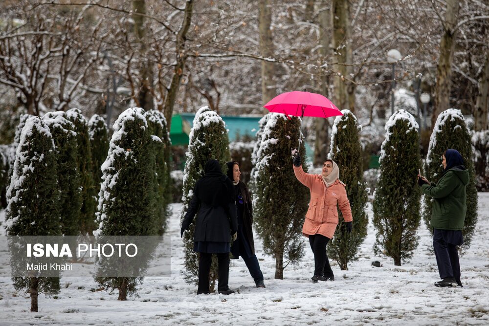 تصاویر: تهران برفی