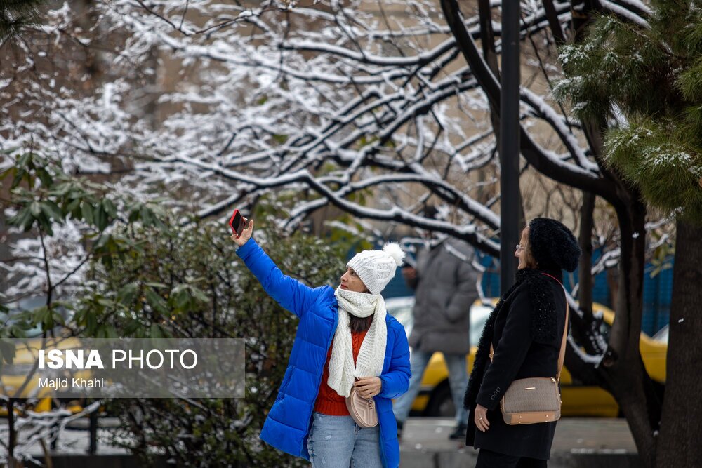 تصاویر: تهران برفی