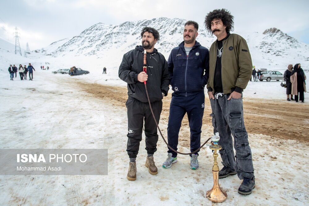 تصاویر: تیوب سواری در ارتفاعات اراک