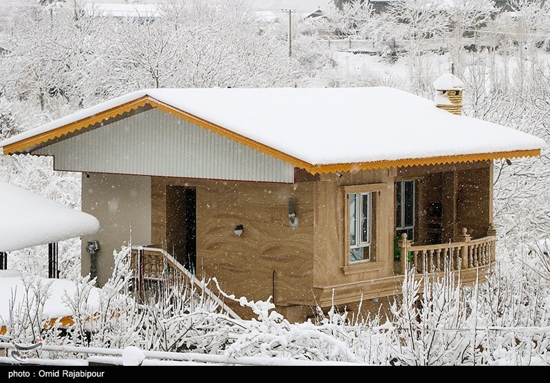 تصاویر: بارش برف در ارتفاعات رحیم آباد - گیلان
