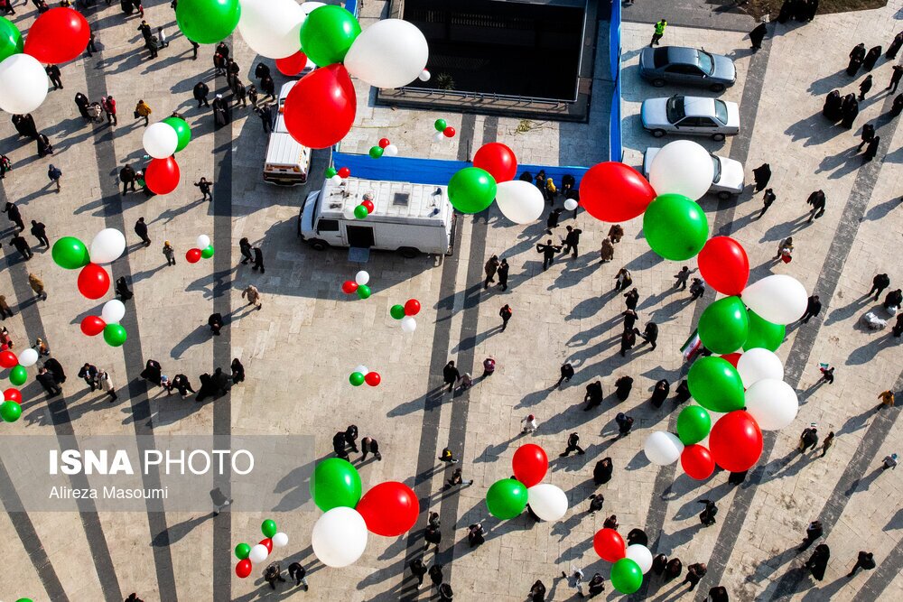 تصاویر:  راهپیمایی ۲۲ بهمن در سراسر کشور