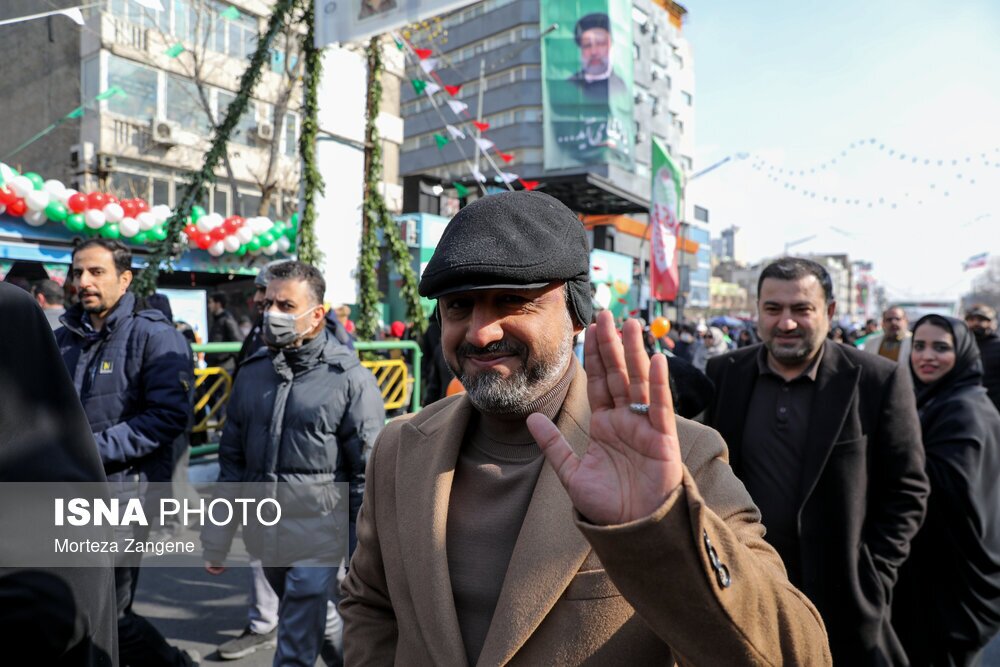 تصاویر:  حضور مسئولین در راهپیمایی ۲۲ بهمن - تهران