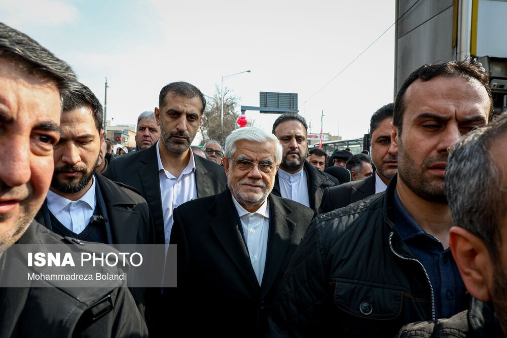 تصاویر:  حضور مسئولین در راهپیمایی ۲۲ بهمن - تهران