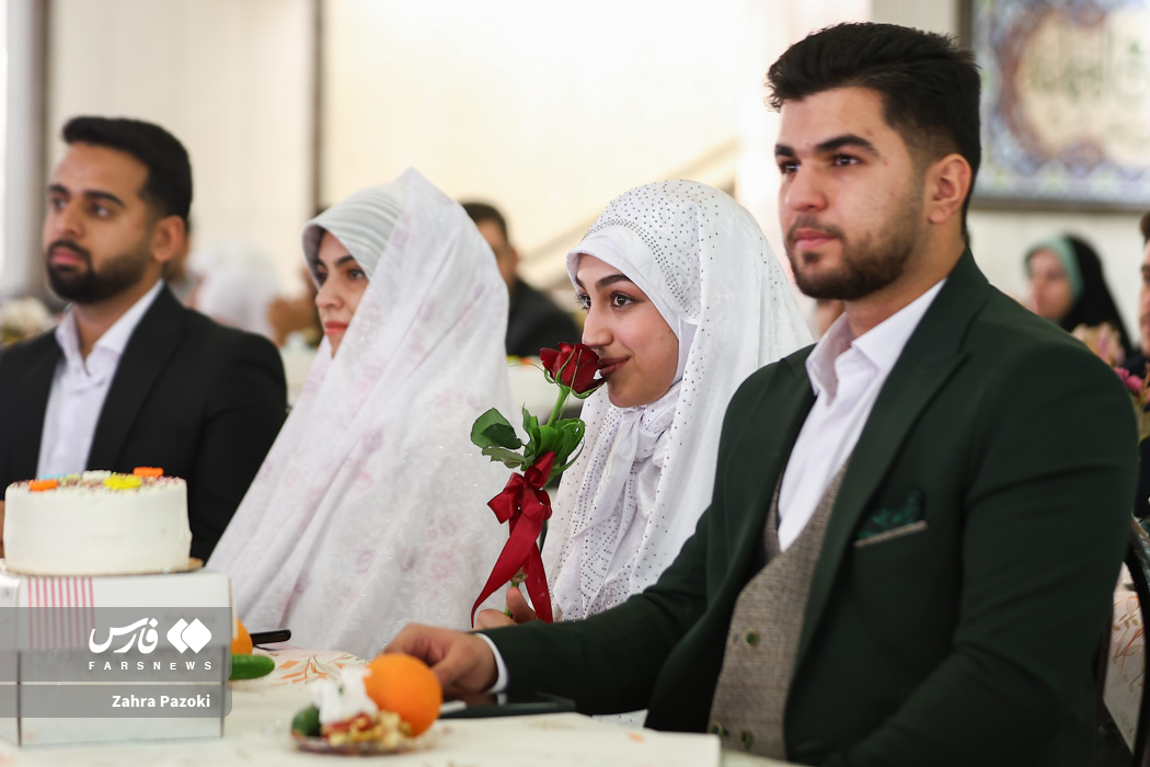 تصاویر: ازدواج دانشجویی در دانشگاه افسری امام حسین