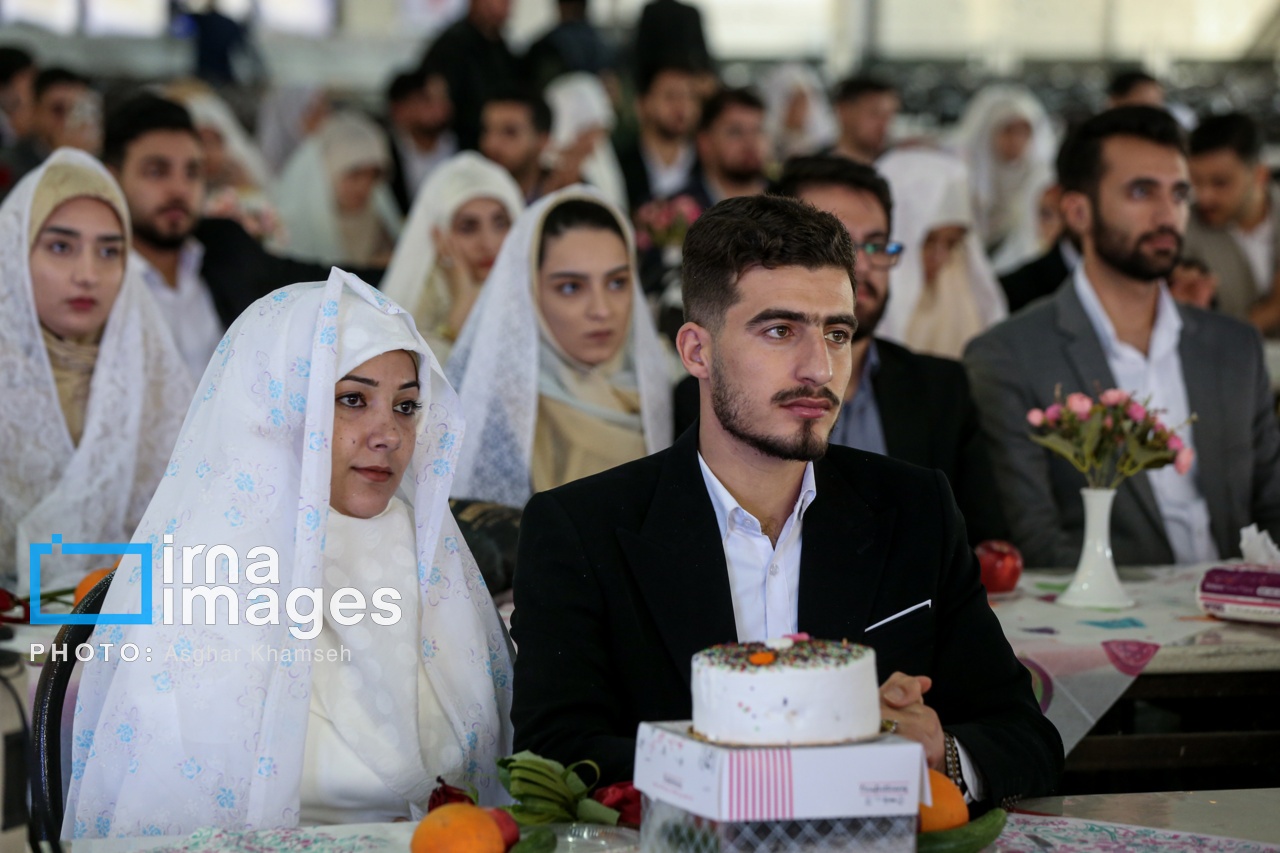 تصاویر: ازدواج دانشجویی در دانشگاه افسری امام حسین