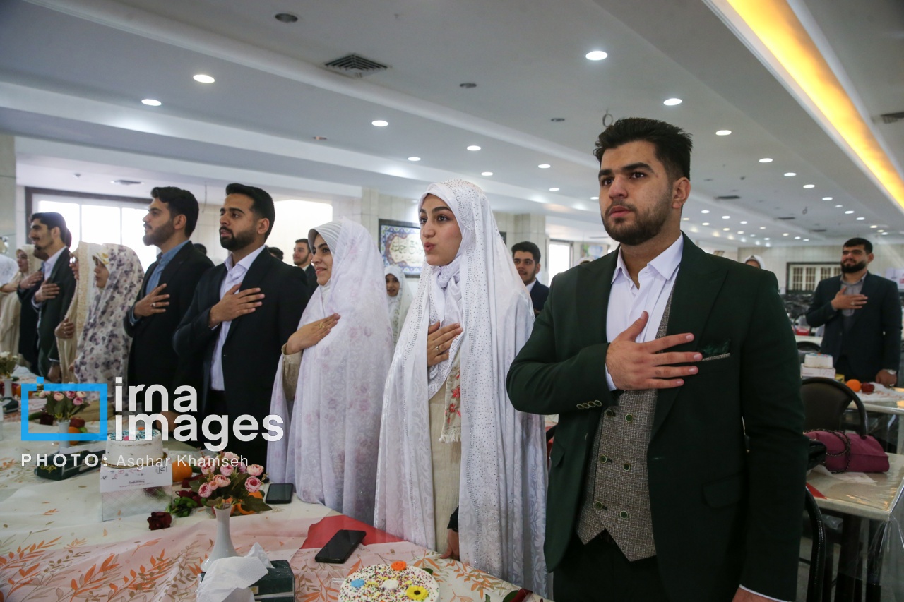 تصاویر: ازدواج دانشجویی در دانشگاه افسری امام حسین