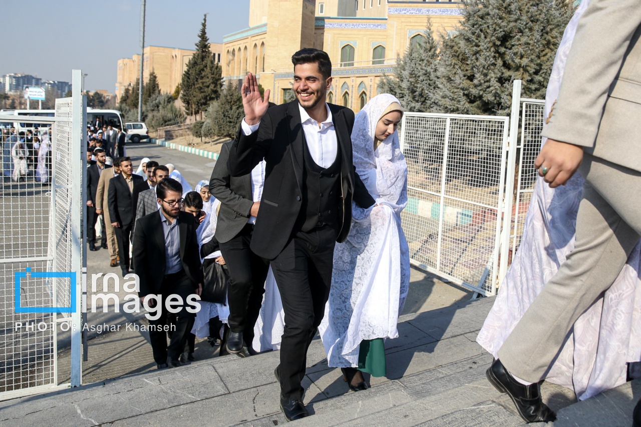تصاویر: ازدواج دانشجویی در دانشگاه افسری امام حسین