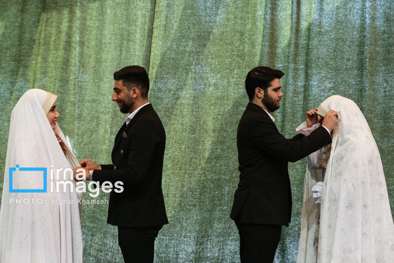 تصاویر: ازدواج دانشجویی در دانشگاه افسری امام حسین