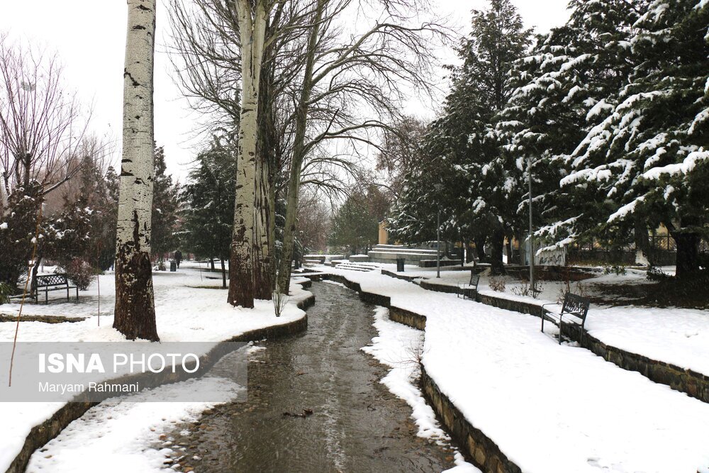 تصاویر: دوشنبه برفی شهر همدان