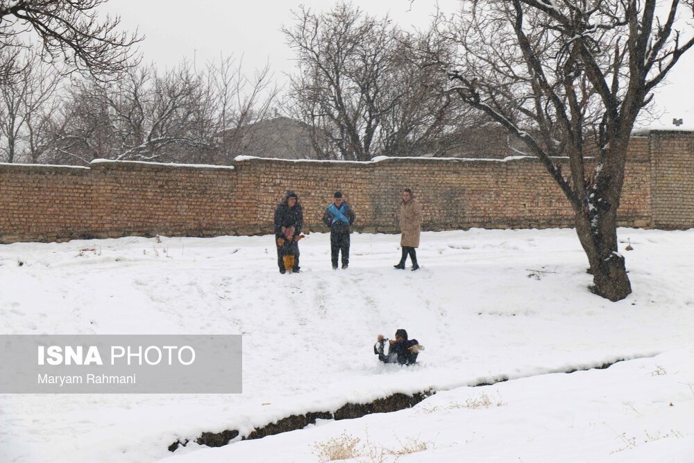تصاویر: دوشنبه برفی شهر همدان