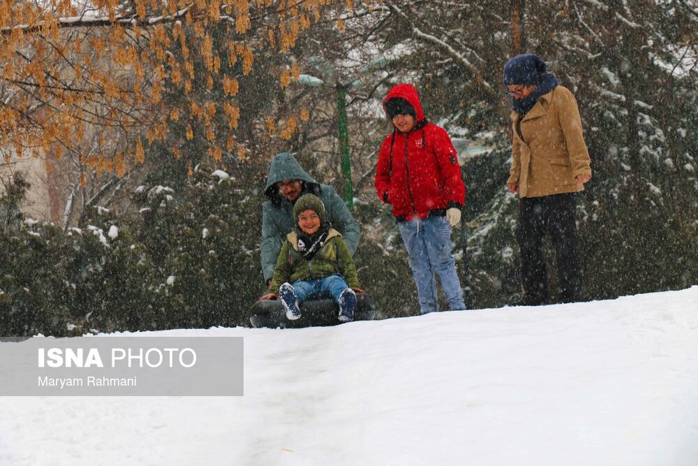 تصاویر: دوشنبه برفی شهر همدان