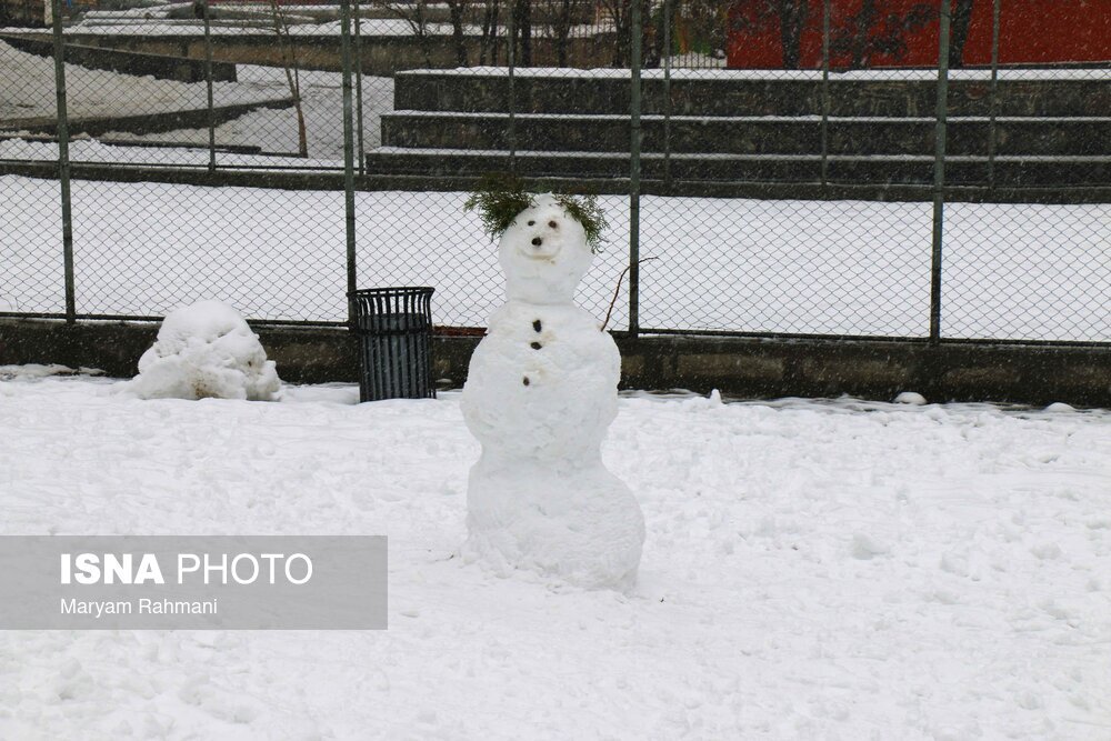 تصاویر: دوشنبه برفی شهر همدان