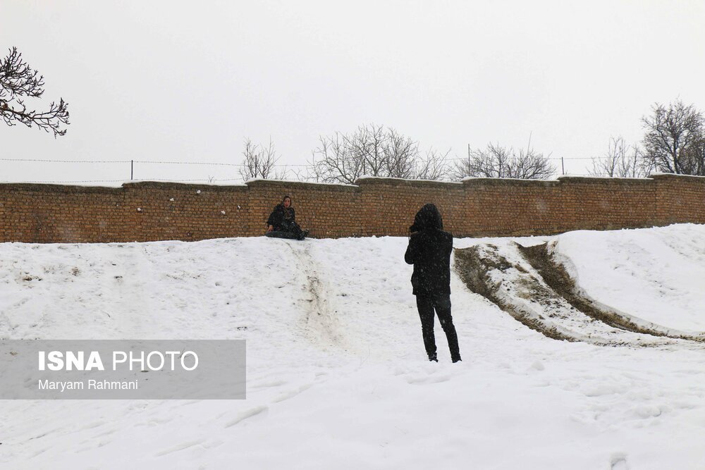 تصاویر: دوشنبه برفی شهر همدان