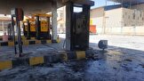 آتش سوزی ناشی از قاچاق سوخت در یک پمپ بنزین کرمان