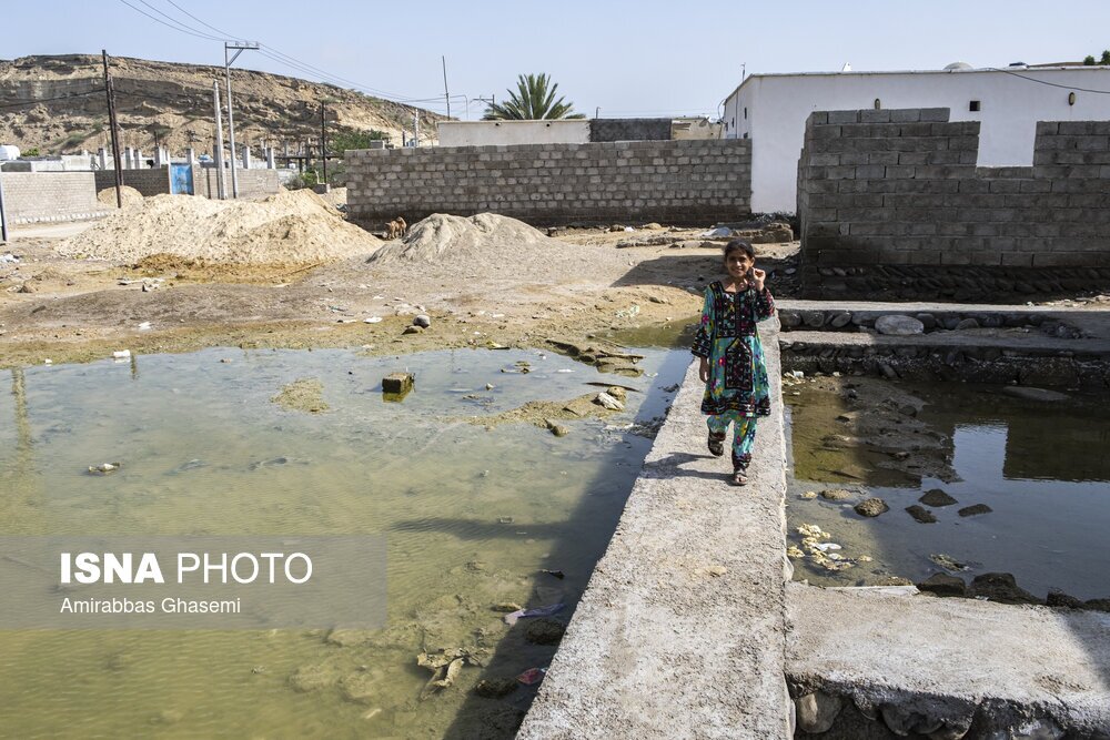 تصاویر: روستای «پزم تیاب» کنارک پس از سیلاب