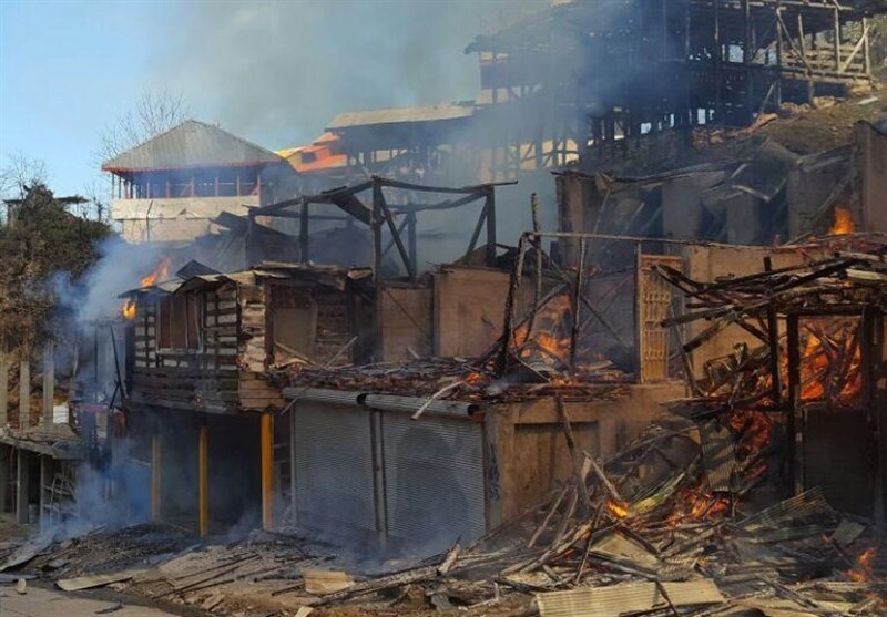 جزئیات تازه درمورد آتش‌سوزی شفت/ فرماندار: سازه‌ها چوبی بود، برای همین سرعت آتش افزایش یافت / یک ساختمان بتنی مانع گسترش آتش سوزی شد، وگرنه بازار کاملا می‌سوخت