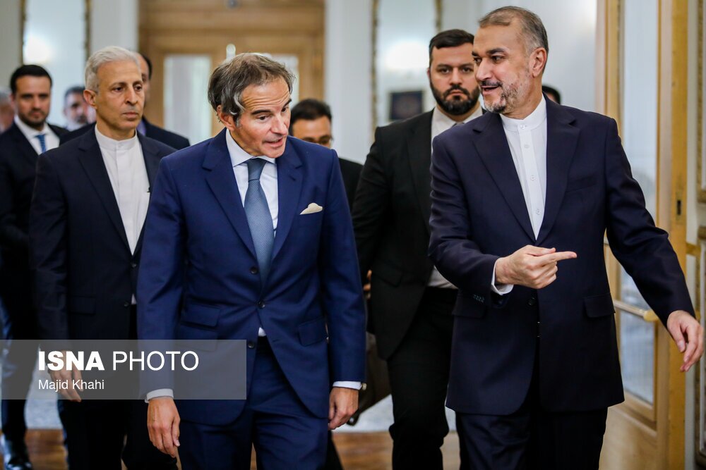 تصاویر: دیدار مدیرکل آژانس بین‌المللی انرژی اتمی با امیرعبداللهیان