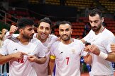 فوتسال قهرمانی آسیا؛ پرگل‌ترین بازی ایران برابر کویت رقم خورد / صعود مقتدرانه به حذفی