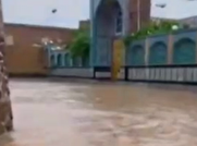 ببینید / آبگرفتگی بافت تاریخی و تخریب برخی از منازل قدیمی شهر زواره اصفهان