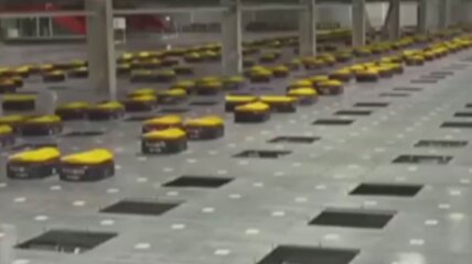 ویدیو / روبات های چینی برای تدارکات و مرتب کردن 200 هزار بسته در روز