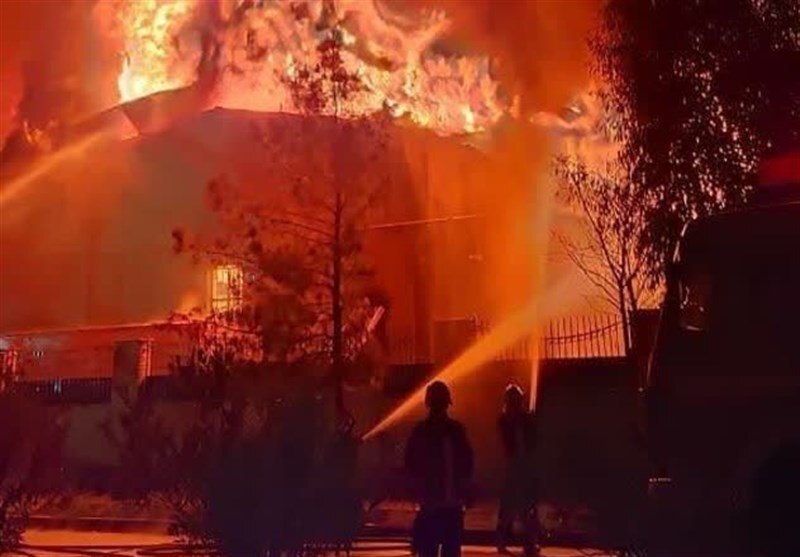 آتش‌سوزی حوالی بیمارستان هفت تیر مربوط به انبار کارتن بود