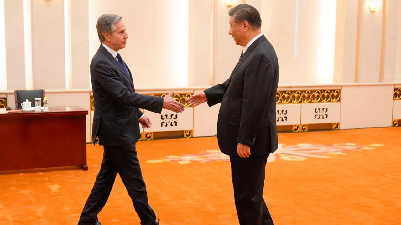 رئیس‌جمهور چین در دیدار با وزیر خارجه آمریکا: دو کشور باید شریک یکدیگر باشند نه رقیب هم