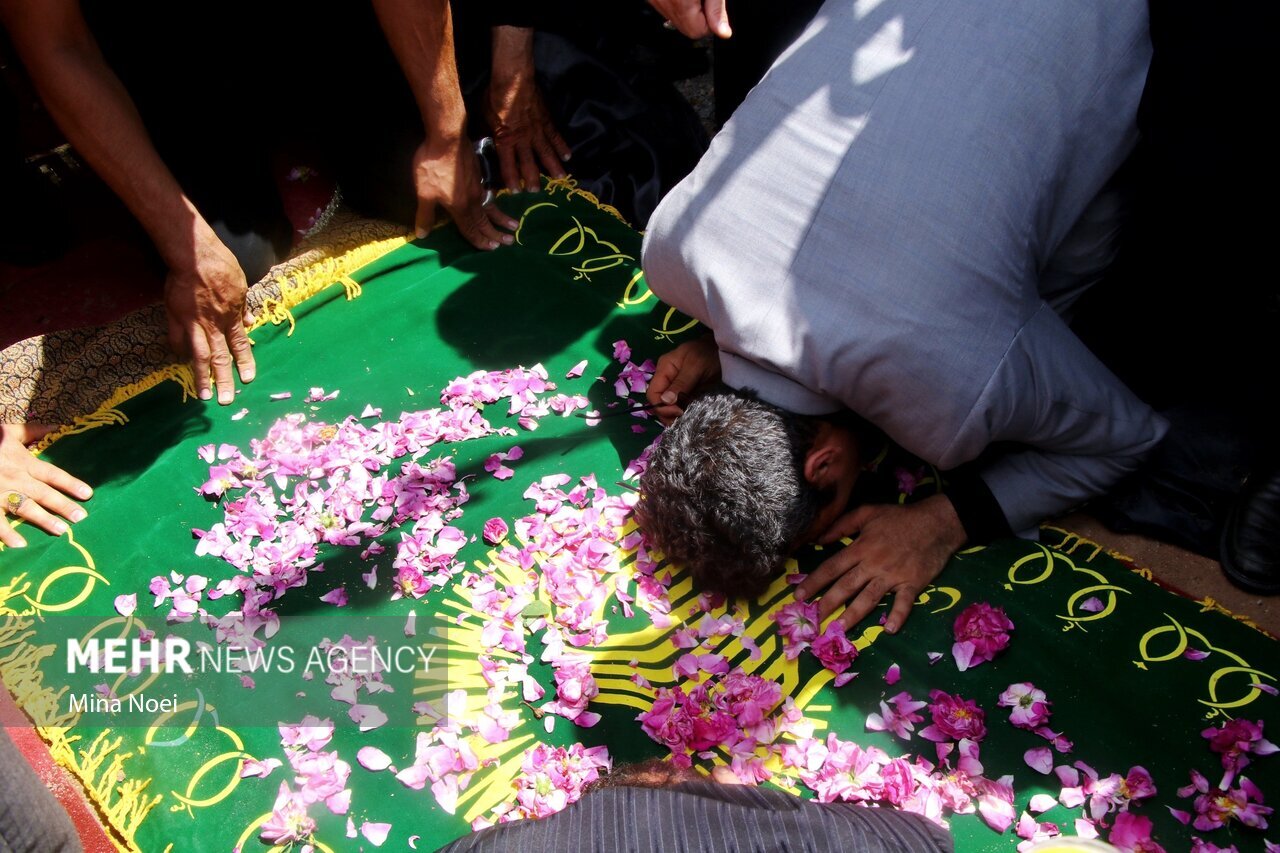 تصاویر: تشییع و خاکسپاری شهید مالک رحمتی، استاندار آذربایجان‌ شرقی