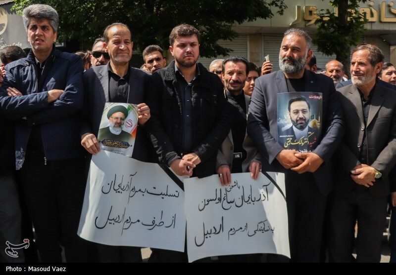 تصاویر: تشییع و خاکسپاری شهید مالک رحمتی، استاندار آذربایجان‌ شرقی