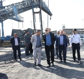 تصاویر: بازدید امیر حیات مقدم، نماینده مجلس از روند احداث پایانه مکانیزه مواد معدنی و شیمیایی در منطقه ویژه اقتصادی بندر امام خمینی