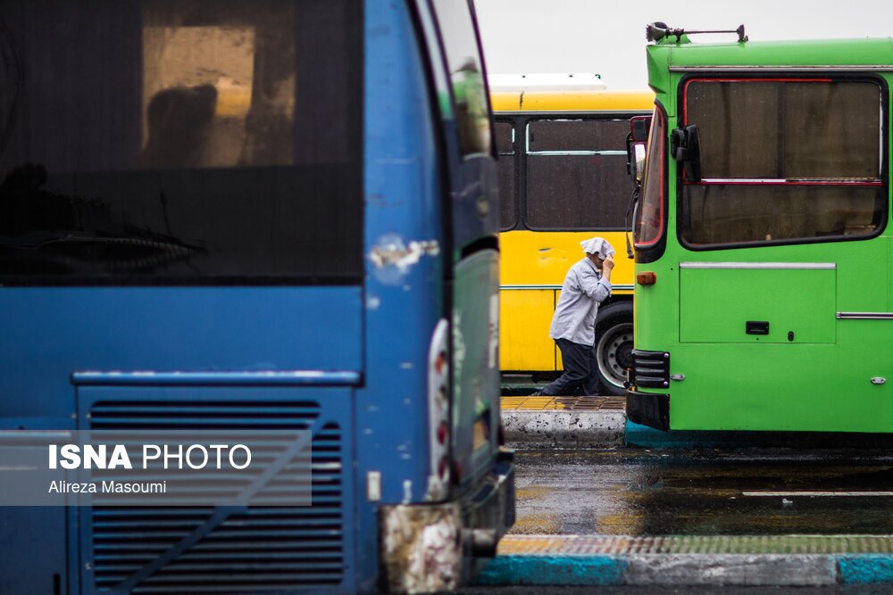 تصاویر: نخستین باران پاییزی تهران