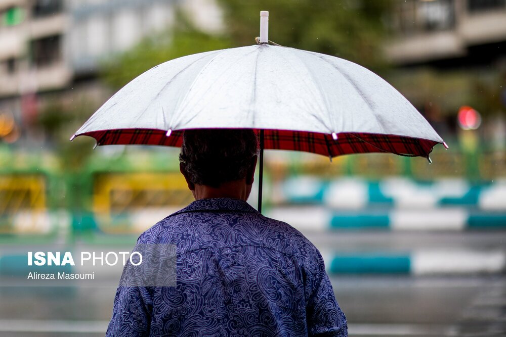 تصاویر: نخستین باران پاییزی تهران