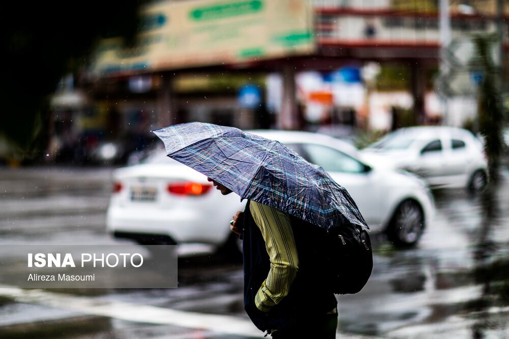 تصاویر: نخستین باران پاییزی تهران