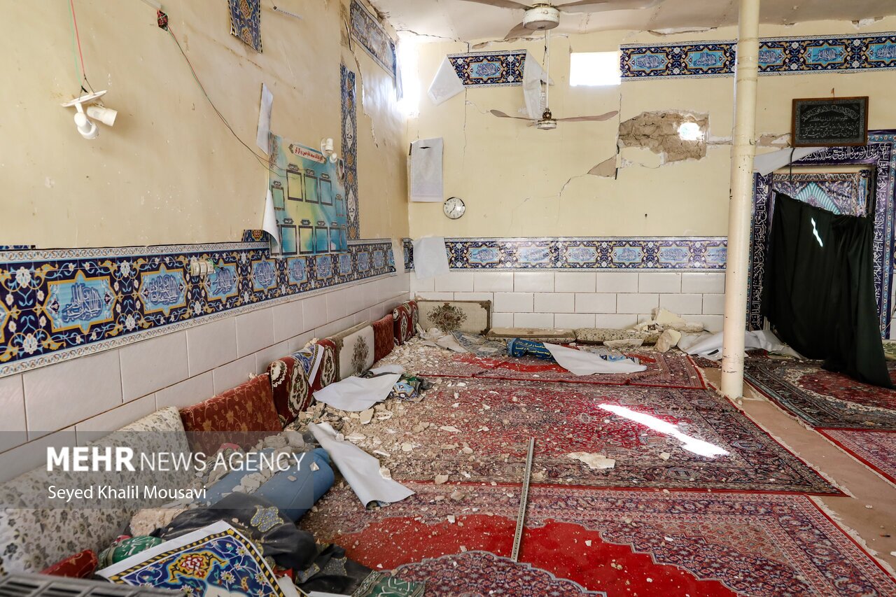 تصاویر: خسارات زلزله خوزستان