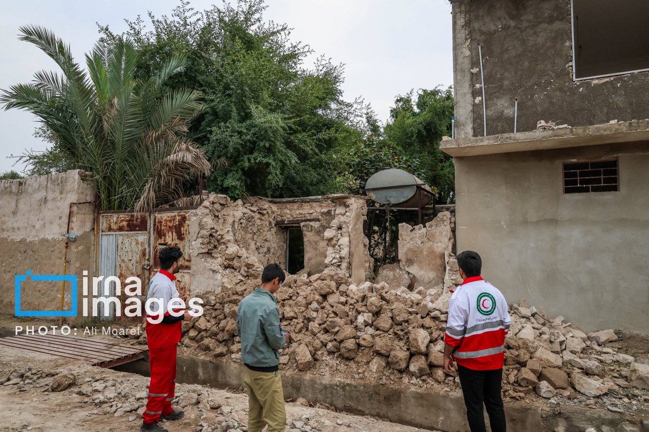 تصاویر: خسارات زلزله خوزستان