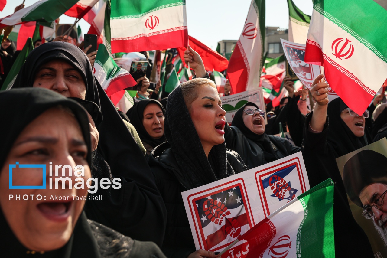 تصاویر: راهپیمایی امروز ۲۲ دی ماه