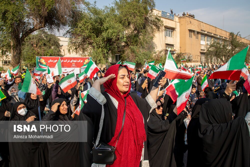 تصاویر: راهپیمایی امروز ۲۲ دی ماه