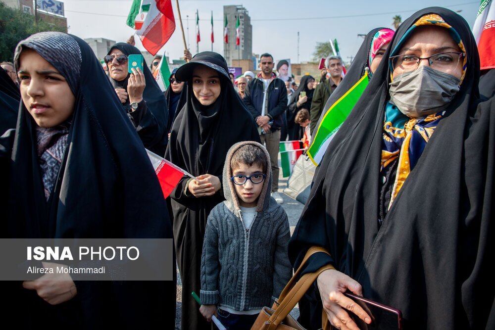 تصاویر: راهپیمایی امروز ۲۲ دی ماه