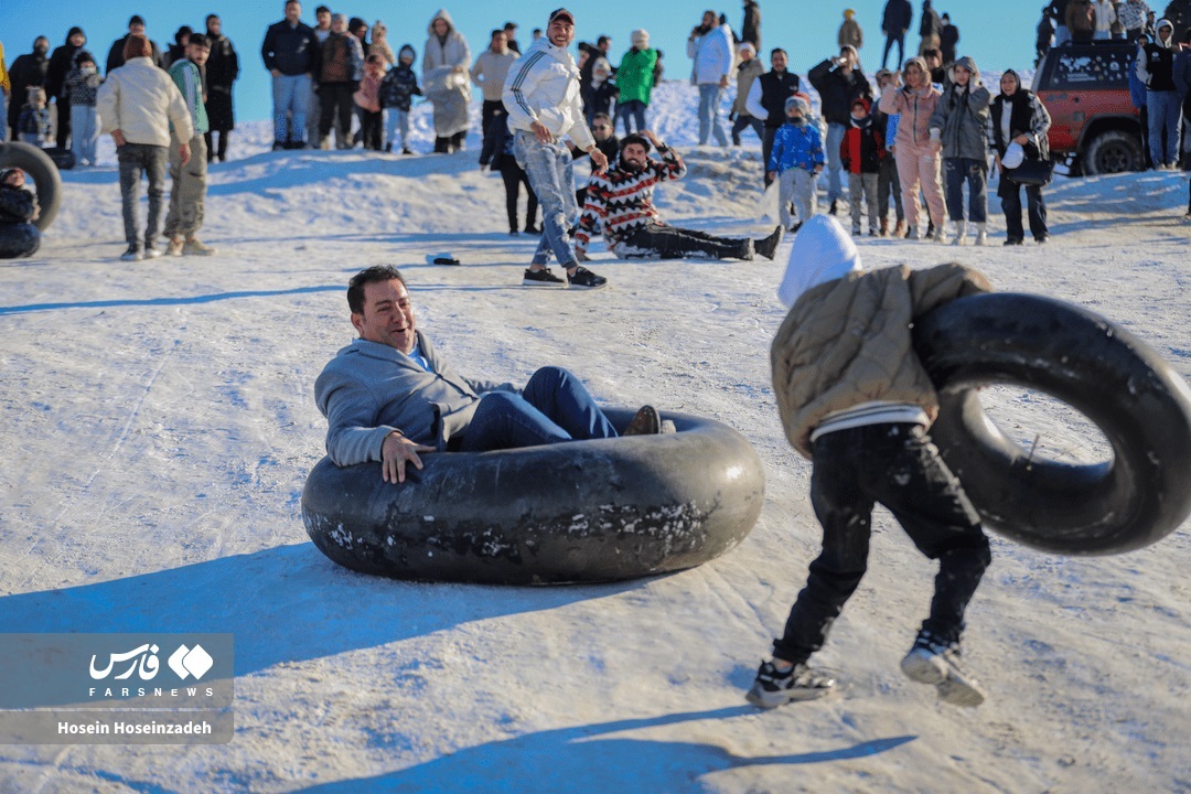 تصاویر: بازار داغ تیوب‌سواری در اردبیل