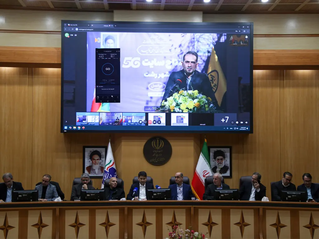 ثبت سرعت ۴۶۱۳ مگابیت بر ثانیه با افتتاح سایت 5G ایرانسل در رشت ثبت سرعت ۴۶۱۳ مگابیت بر ثانیه با افتتاح سایت 5G ایرانسل در رشت