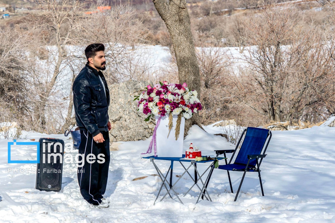 تصاویر: تفریحات زمستانی در کوه هشتاد پهلو