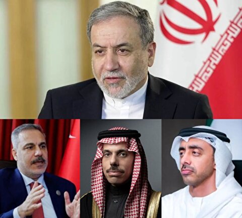 گفت‌وگوی عراقچی با وزرای خارجه عربستان، مصر و ترکیه/ بررسی آخرین تحولات منطقه‌ای و بین‌المللی