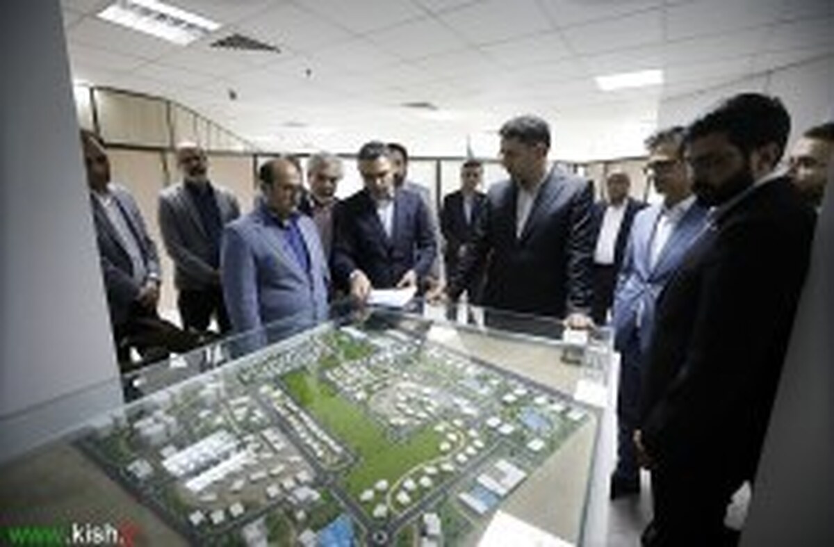 بررسی عملکرد شرکت سرمایه گذاری وتوسعه کیش در بازدید محمد کبیری/ آغاز به کار دفتر مدیریت اجرایی شهرک سلامت