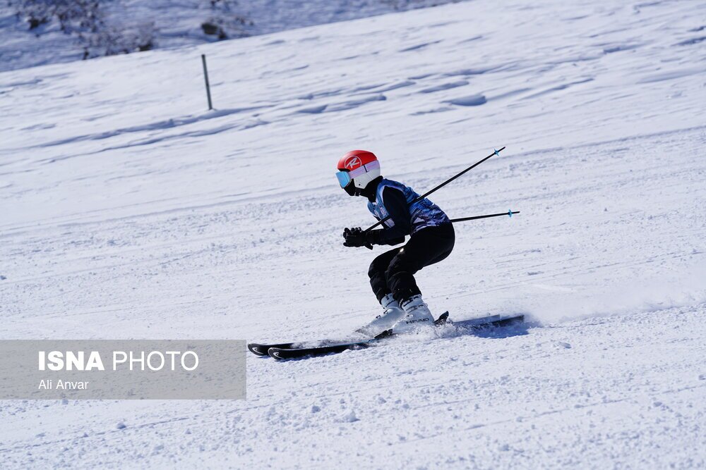 تصاویر: مسابقات ملی اسکی آلپاین - سرعین