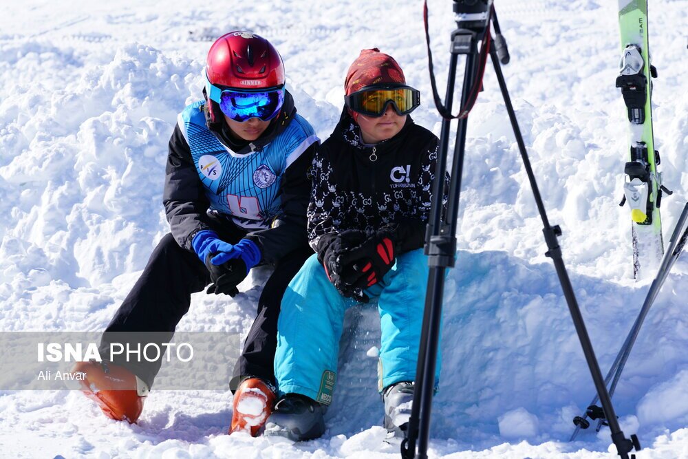 تصاویر: مسابقات ملی اسکی آلپاین - سرعین