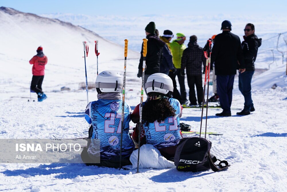 تصاویر: مسابقات ملی اسکی آلپاین - سرعین