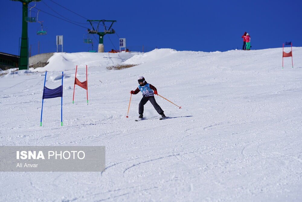 تصاویر: مسابقات ملی اسکی آلپاین - سرعین